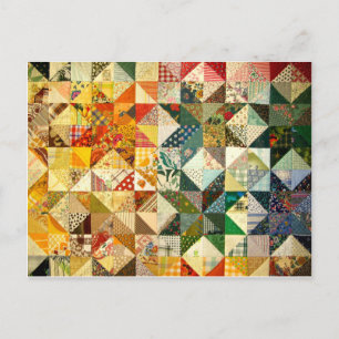 Quilt Postkarte