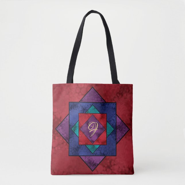 Quilt Square Monogram (Vorderseite)