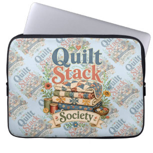 Quilt Stack Society Cottagecore Nähen Laptopschutzhülle