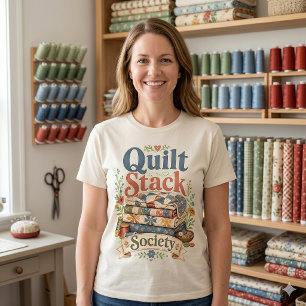 Quilt Stack Society Cottagecore Nähen T-Shirt