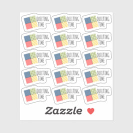 Quilt Time Patchwork Crafter Hobby Bujo Planer Aufkleber