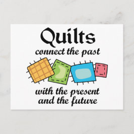 Quilt-Verbindung Postkarte
