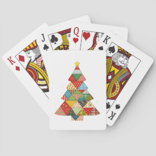 Quilt Weihnachtsbaum Festliche Quilt Liebhaber Spielkarten