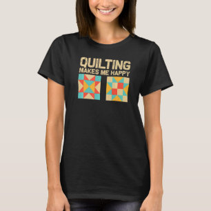 Quilt zum Nähen von Enthusiasten Männer Frauen geq T-Shirt