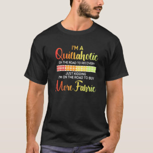 Quiltaholic Quilt Nähen Premium T-Shirt