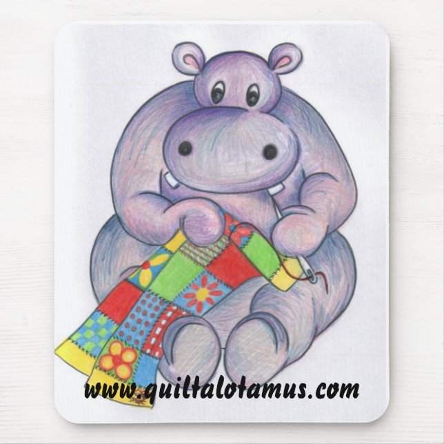 Quiltalotamus Mäusematte Mousepad (Vorne)