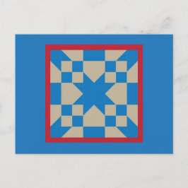 Quilte Postkarte - Weg nach Oklahoma