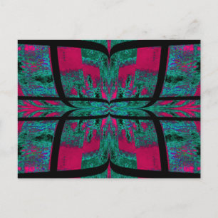 Quilted Butterfly 16 Postkarte