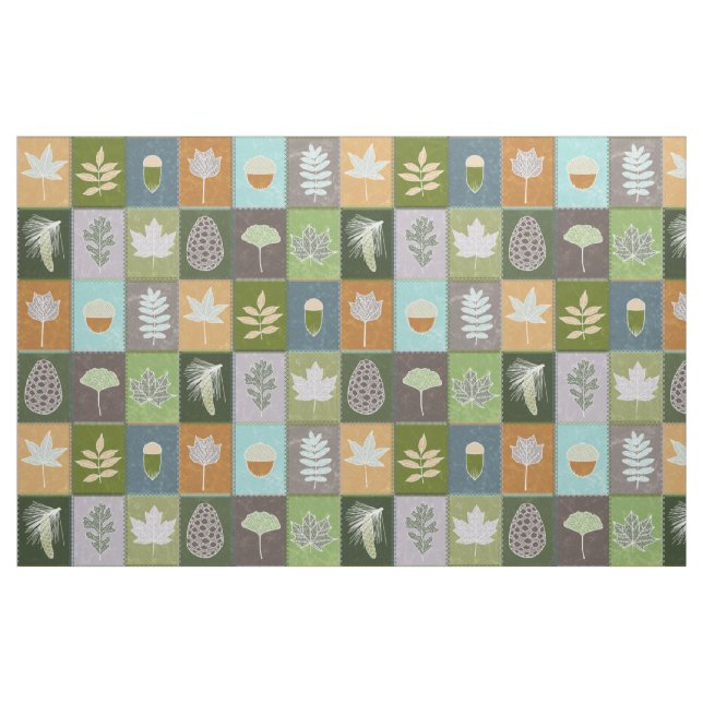 Quilted Summer Blätter Stoff (Fat Quarter (45,7 x 55,9 cm))