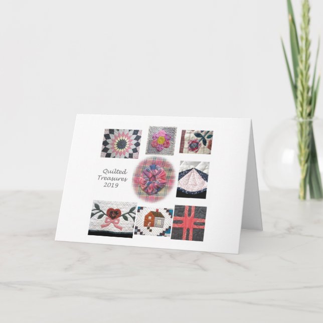 Quilted Treasures 2019 2 Karte (Vorderseite)