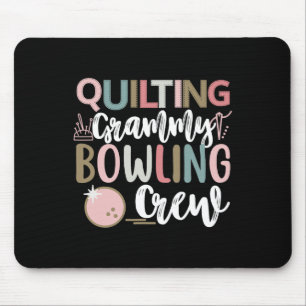 Quiltende Grammy Bowling-Crew Gruppenpassender Qui Mousepad