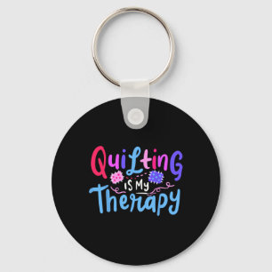 Quilter-Abwassergiftgeschenk beenden Schlüsselanhänger