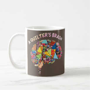 Quilter-Abwasserkanal Quilter Nähen eines Quilters Kaffeetasse