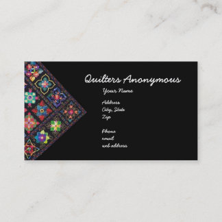 Quilter Anonym Visitenkarte