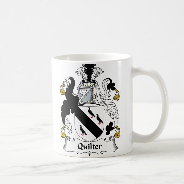Quilter Familienwappen Kaffeetasse (Rechts)