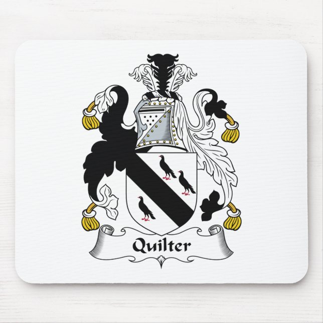 Quilter Familienwappen Mousepad (Vorne)