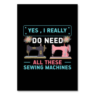 Quilter Gift Yes I Really Do Need Tischnummer