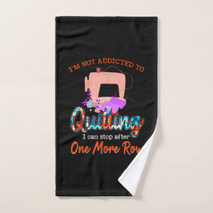 Quilter ist nicht dazu bestimmt, das Quilting-Gesc Handtuch
