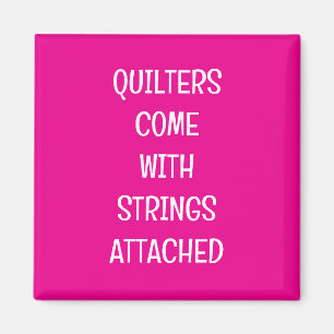 Quilter kommen mit Saiten Magnet