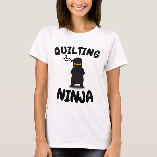QUILTER NINJA Funny QUILTER T - Shirt (Vorderseite)