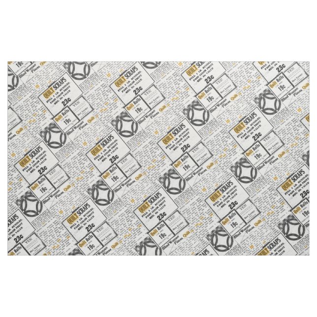 Quilters Nachrichten Stoff (Fat Quarter (45,7 x 55,9 cm))