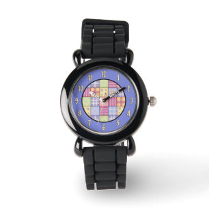Quilters Steppdecken-Uhr Armbanduhr