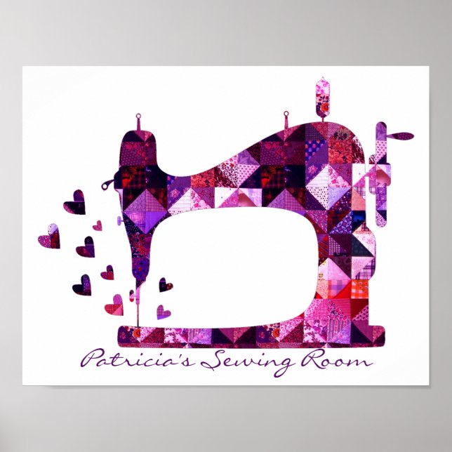 Quiltiermaschine Poster (Vorne)