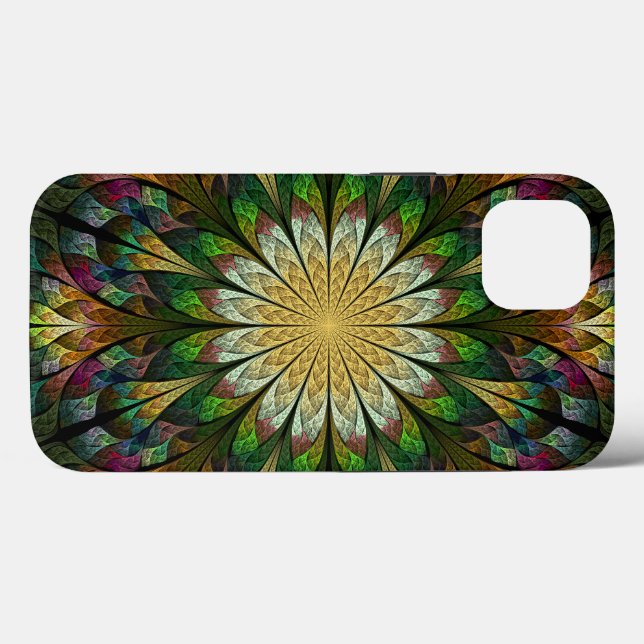 Quiltierte Blume Case-Mate iPhone Hülle (Rückseite (Horizontal))