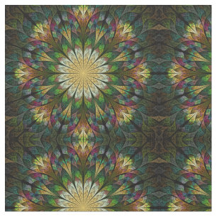 Quiltierte Blume Stoff
