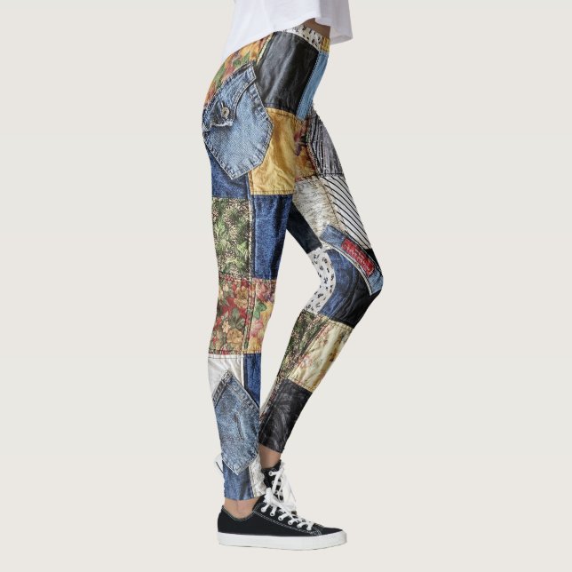 Quiltierte Leggings (Rechts)