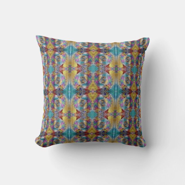 Quiltiertes Design Kissen (Vorderseite)