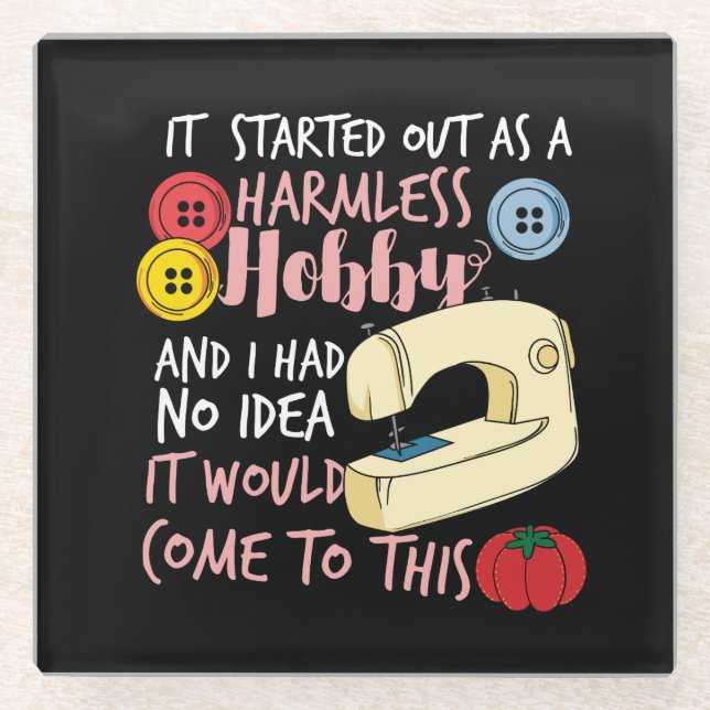 Quiltierung Glasuntersetzer (Vorderseite)