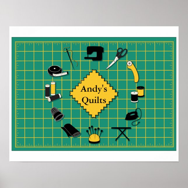 Quiltime Anpassen des Labels Poster (Vorne)