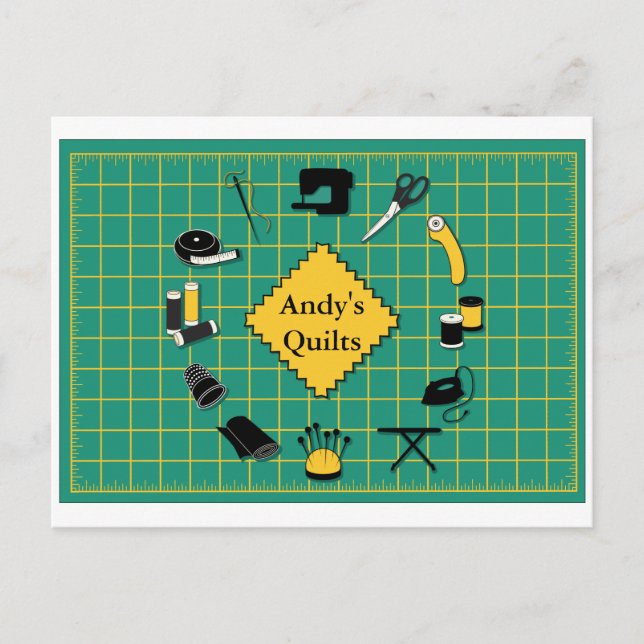 Quiltime Anpassen des Labels Postkarte (Vorderseite)