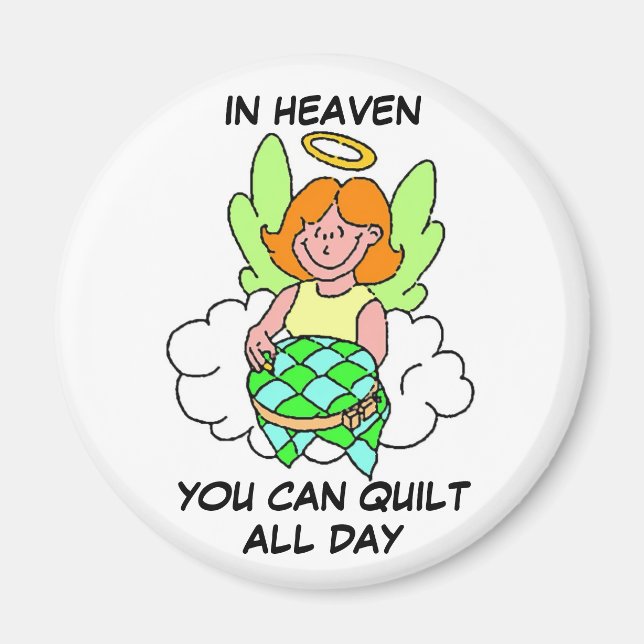 Quilting Angel Magnet (Vorne)