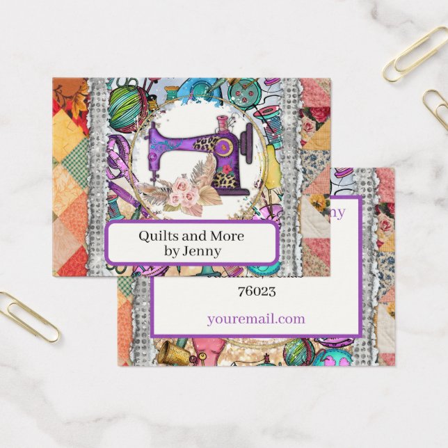 Quilting Business Card (Büro)