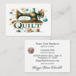 Quilting Business Card Visitenkarte