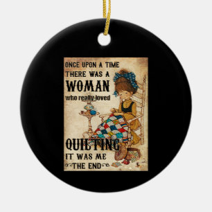 Quilting   Es war das Ende von mir Keramik Ornament