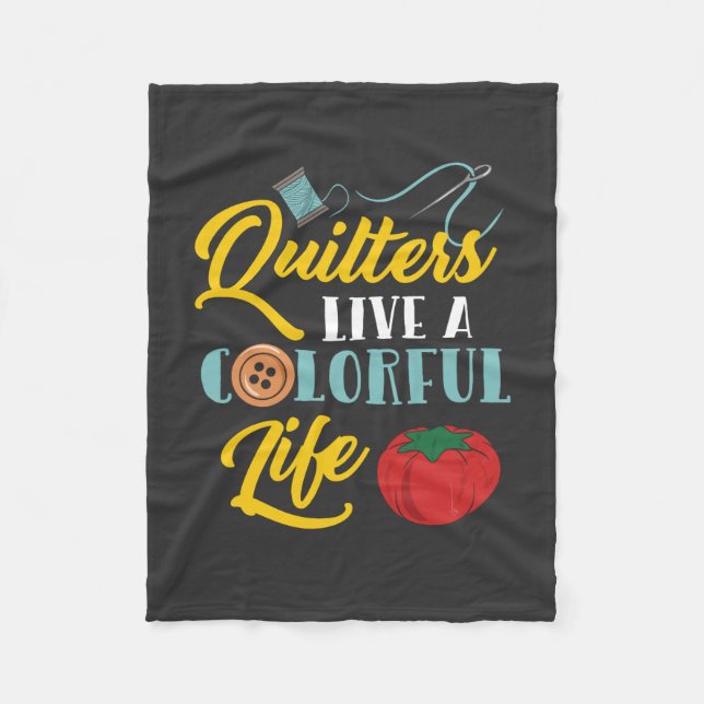 Quilting Fleecedecke (Vorderseite)