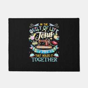 Quilting  Im Leben Jesus Fußmatte