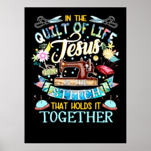 Quilting   Im Leben Jesus Poster