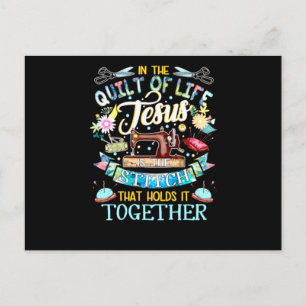 Quilting   Im Leben Jesus Postkarte