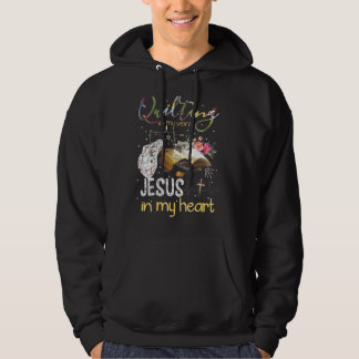 Quilting ist in meinen Venen Jesus ist in meinem H Hoodie