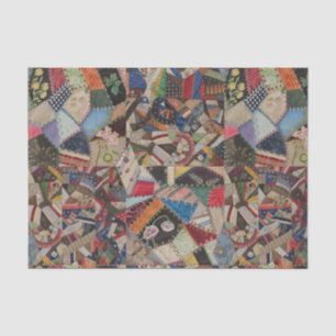 Quilting Patchwork - farbiges Collage Pattern Seidenpapier