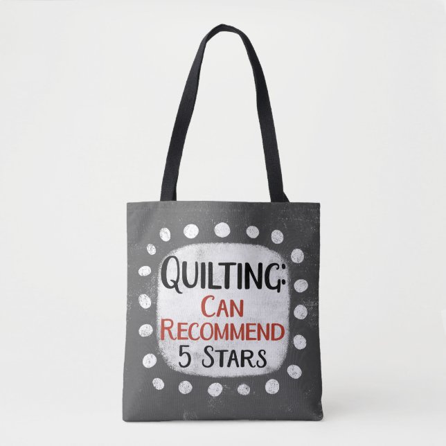 Quilting Review 5 Stars Tote Bag (Vorderseite)