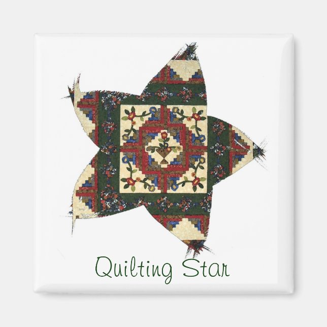 Quilting Star Magnet (Vorne)