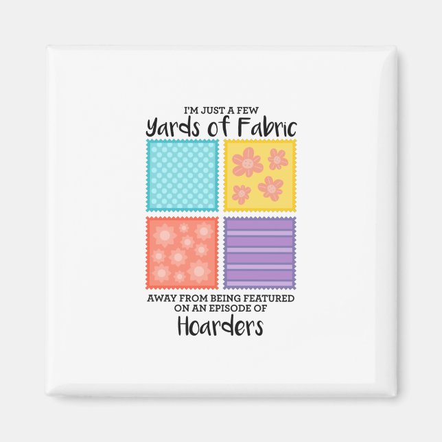 Quilting - Wenige Meter Stoff entfernt Magnet (Vorne)