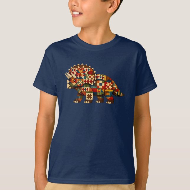 Quiltosaurus T-Shirt (Vorderseite)
