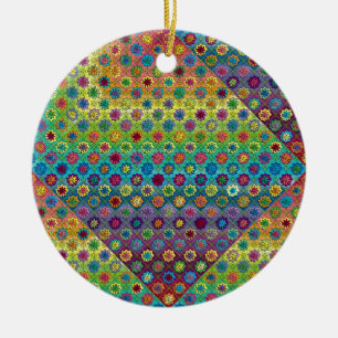 Quilty, wie aufgeladen keramikornament