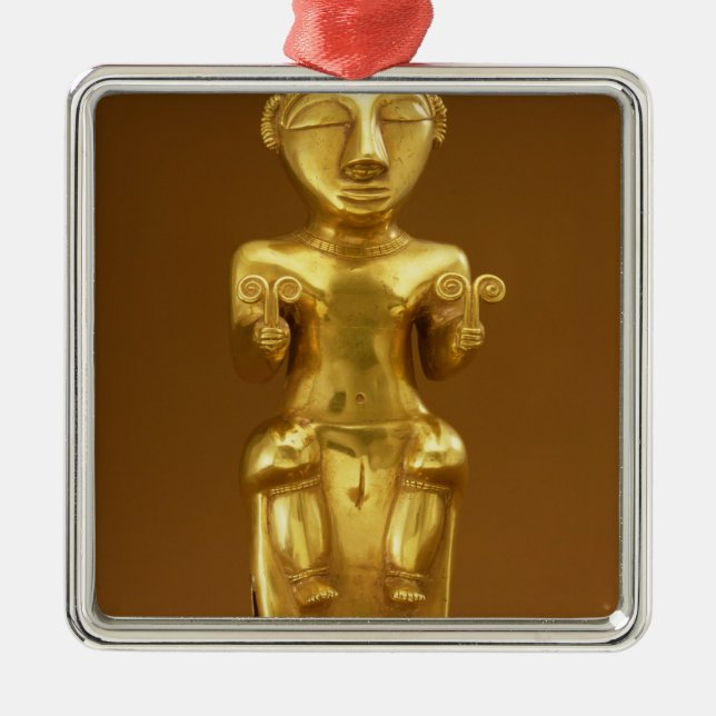 Quimbaya Limone Flasche, von Kolumbien Ornament Aus Metall (Vorne)